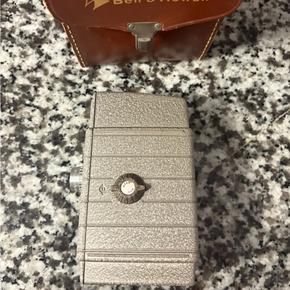 Bell & Howell Two Twenty 8mm vintage camera and case